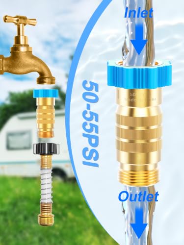 RV Hi-Flow Water Pressure Regulator 50-55 psi