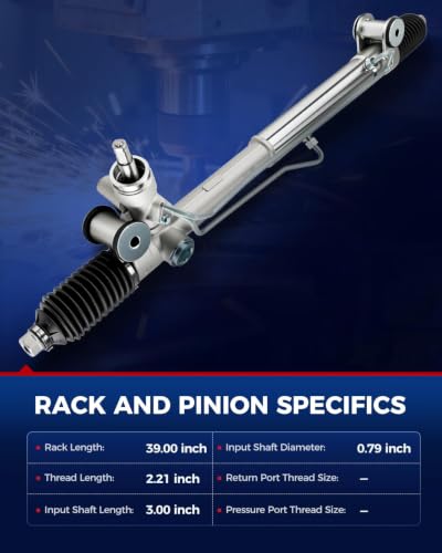 KAX 22-1014 Hydraulic Power Steering Rack and Pinion Assembly - size: 22-1014