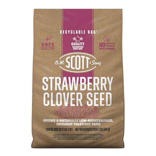 O.M. Scott & Sons Strawberry Clover Seed, 2 lbs. - color: Stawberry Clover, size: 1 Pack