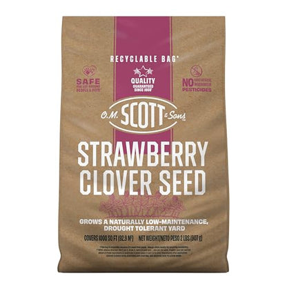 O.M. Scott & Sons Strawberry Clover Seed, 2 lbs. - color: Stawberry Clover, size: 1 Pack