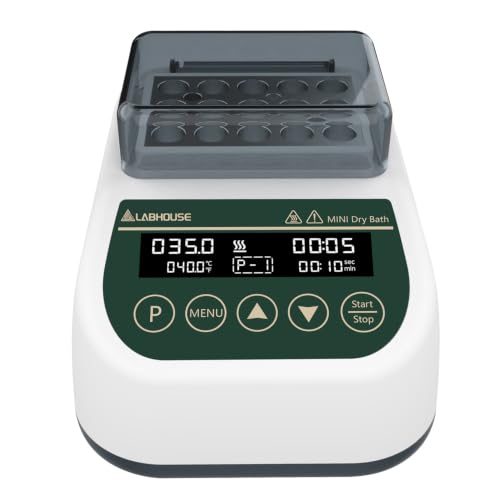 MDB100 Mini Dry Bath Incubator Heater, 2ml×15, Programmable - size: 2