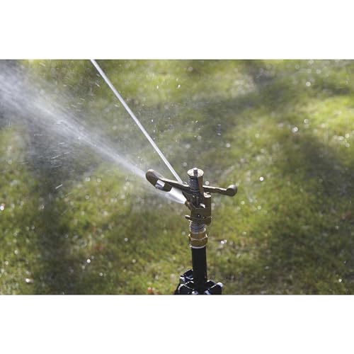 Strongway Tripod Sprinkler, 6-10 GPM, 100ft. Coverage, 7,800 Sq. Ft.