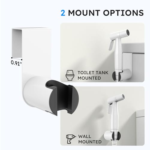 Arofa Handheld Bidet Sprayer, Bidet Attachment for Toilet, Bright White - color: White Bright White, size: 1 Pack