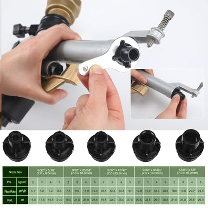 Maxcheck 1-1/2" Agriculture Farm Irrigation Sprinkler Spray Gun Heads