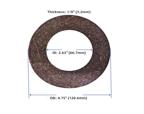 4.75"x2.63"x1/8" PTO Slip Clutch Friction Disc SW04542(2pcs)