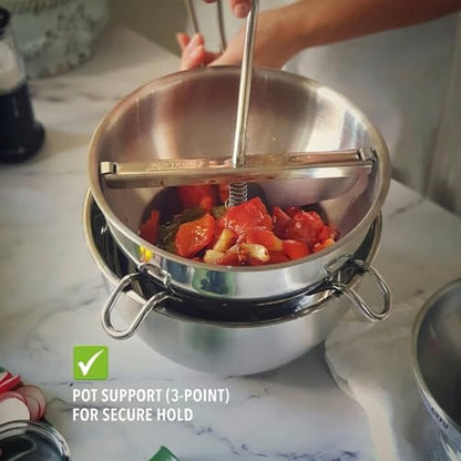 GEFU Stainless Steel Food Mill FLOTTE LOTTE