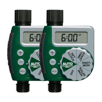 Orbit 62067 1-Outlet Programmable Digital Hose Watering Timer, 2-Pack - size: 1 Outlet (Pack of 2)