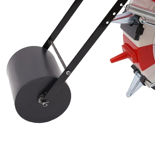 Garden Seeder, Metal Precision Garden Seeder Seeder Walk-Behind Row Crop Planter, Manual Seeder Machine Row Planter Corn Planter Seeder 6 Nozzles, 10.24 inches Spacing - color: Red 6 Nozzles, 10.24 inches Spacing