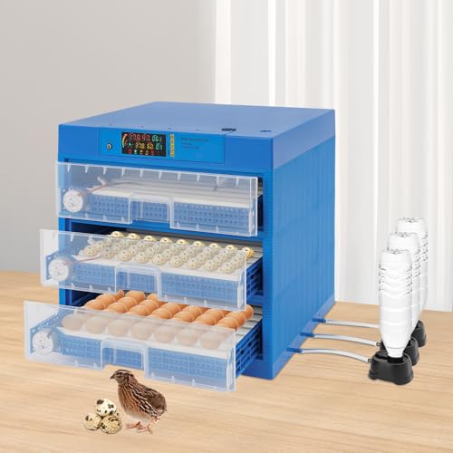 Incubators For Hatching Eggs, 192 Egg Hatching Incubator Automatic Chicken Incubators Egg Incubator With Automatic Turner And Automatic Humidity - size: 192 eggs
