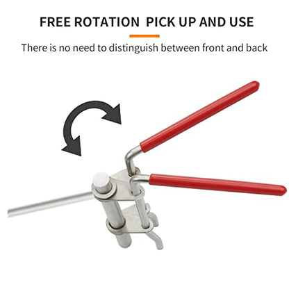 Seal Installer Kit 3pc Seal Installation Tool Large, Medium and Small Hydraulic Cylinder Seal Tool Hydraulic Cylinder Tools With Rubber Protection Handle