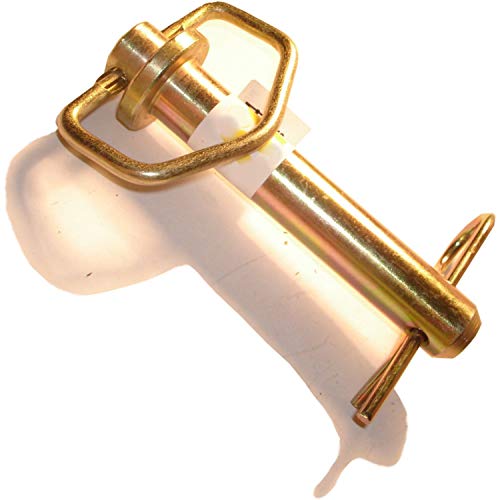 Hard to Find Fastener Swivel Handle Hitch Pin, Heavy Duty Heat Treated Corrosion Resistant Safety Hardware for Securing Tractor Trailers, 7/8 x 4-1/4-Inch - size: 7/8 x 4-1/4-Inch