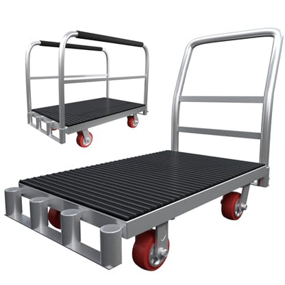2IN1 Heavy Duty Panel Truck, 42" x 24" Platform Cart