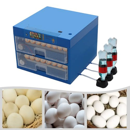 128 Eggs Incubator for Hatching With Automatic Egg Turning, Humidity and Temperature Control - size: 128 eggs