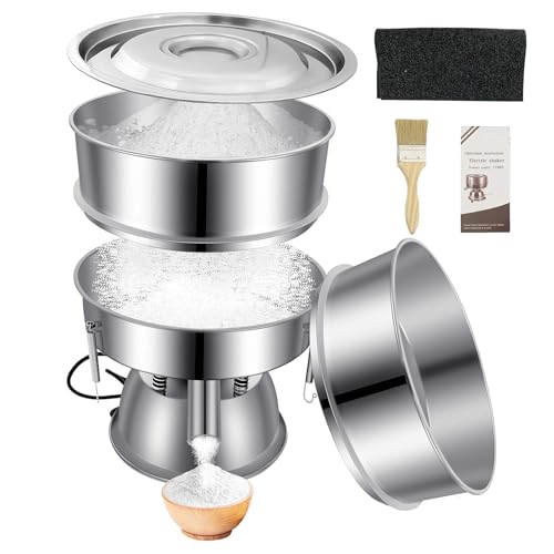 Sidasu Automatic Vibrating Sieve Shaker–30&50 Mesh Flour Sifter - size: Sifter Machine(30+50 mesh)