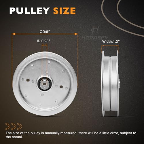 71460009 Idler Pulley Fits Wright Commercial Lawn Mower Pulley - size: 71460009