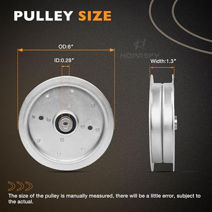 71460009 Idler Pulley Fits Wright Commercial Lawn Mower Pulley - size: 71460009