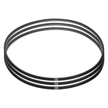 uxcell 3pcs A52 or 4L540 Classic Wrapped Rubber V-Belt, 52"(1320mm) Inside Circumference, A Profile V Belt - size: A52