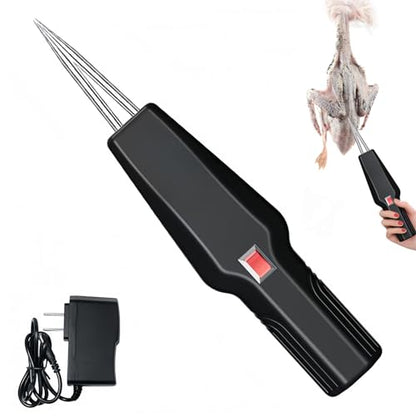 Handheld Chicken Plucker, Electric Quick Chicken Poultry Feather Plucking Device Portable Rechargeable Waterproof Feather Puller for Chickens Ducks Geese and Turkeys