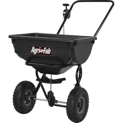 Agri-Fab 85-Pound Push Broadcast Spreader 45-0388 , Black
