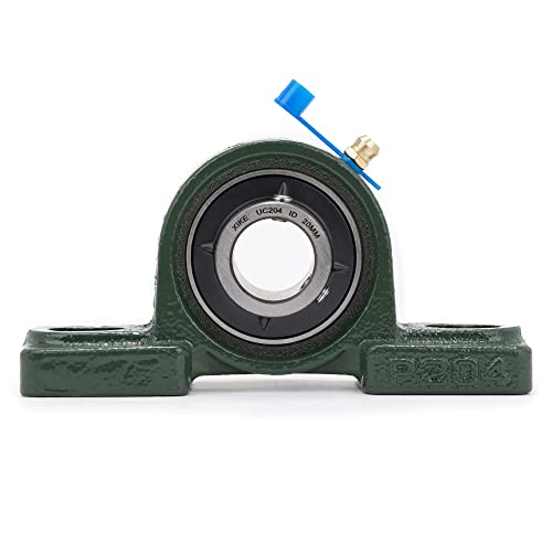 XIKE 2 Pcs UCP204 Bore 20 mm Pillow Block Mounted Ball Bearings. - size: UCP204 Bore 3/4"