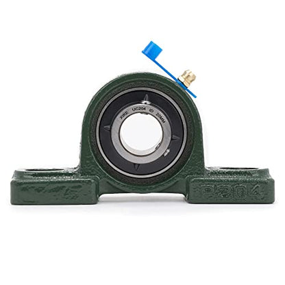 XIKE 2 Pcs UCP204 Bore 20 mm Pillow Block Mounted Ball Bearings. - size: UCP204 Bore 3/4"