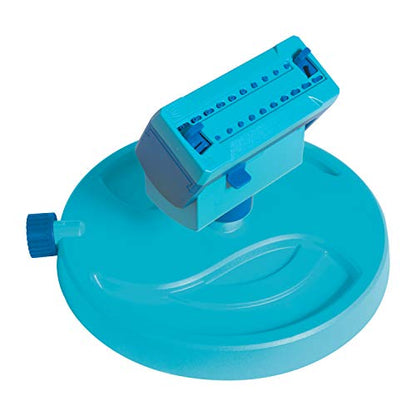 Aqua Joe BDL-A0138-P2 20-Nozzle Mini Gear-Driven Oscillating Sprinkler on Sled Base, Customizable Coverage, 4,250 Sq. Ft. Max Coverage