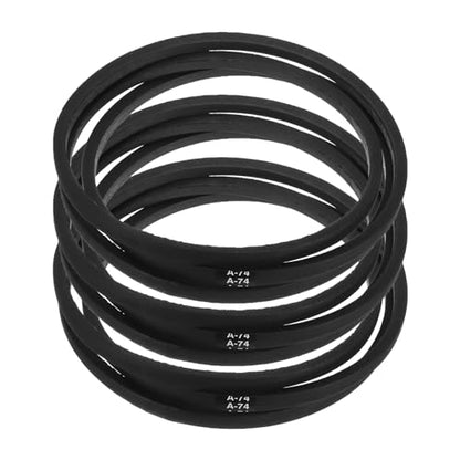 uxcell 3pcs A74 or 4L760 Classic Wrapped Rubber V-Belt, 74"(1880mm) Inside Circumference, A Profile V Belt - size: A74