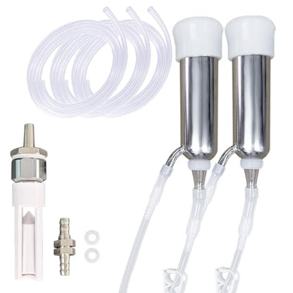 Milking Machine Accessory Cow Teat Cup, 3 Milk Hose and Bucket Lid Replacement Set