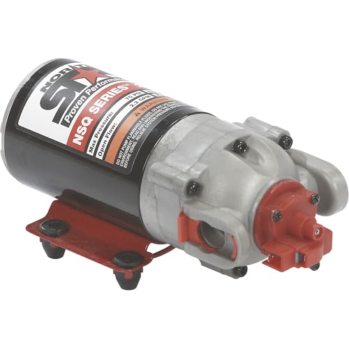 NorthStar NSQ 12V On-Demand Sprayer Pump, 2.2 GPM, Quick-Connect Ports