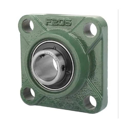UCF211-35 Premium 4 Bolt 2-3/16" Bore Self Align Iron Base Flange Bearing - size: UCF211-35 (2-3/16")