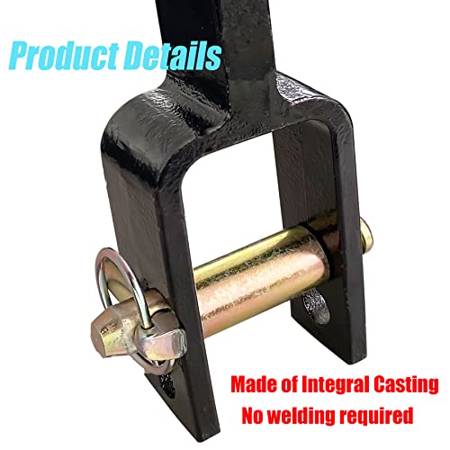 Versatile Quick Hitch Adapter with Adapter Sleeve Used to Adjust Top Link Bracket Movements for Category 1 Quick Hitch