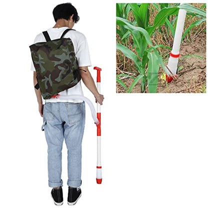 Manual Fertilizer Spreader Fertilizing Tool with Bag for Farm Corn Vegetables Sugar Cane Fruit Trees