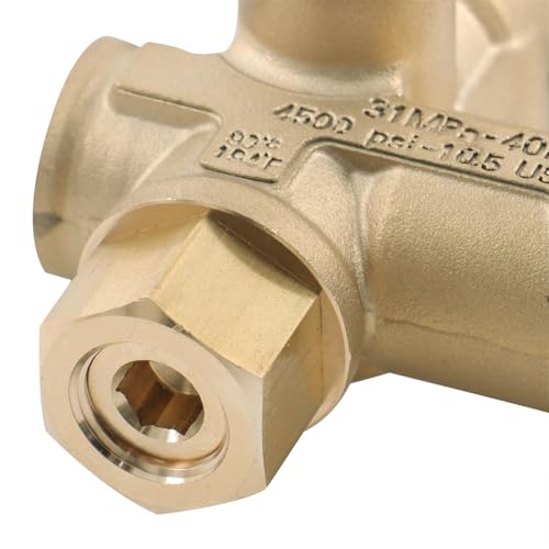 findmall 4500 PSI Pressure Washer Regulator VRT3-310 8GPM 3/8 Inch FNPT Trapped Pressure Unloader Valve