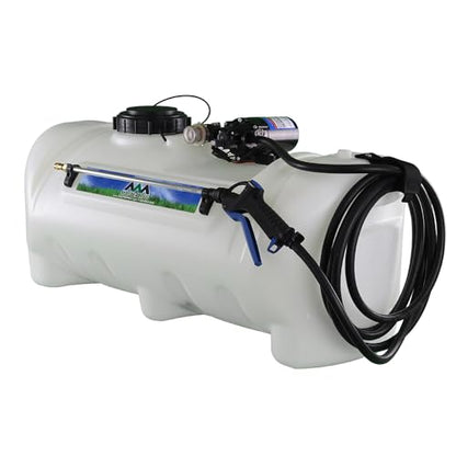 Master Mfg 25-Gallon Deluxe UTV & ATV Spot Sprayer - 2.2GPM, 70PSI Max for Fertilizer, Weed & Pest
