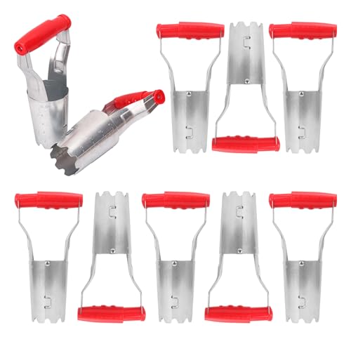 10 Pack Bulb Planter Tool - Bulb Transplanter with Marked Depth, Tulip Bulb Planter Tool - Versatile Tulip Plant Tools for Efficient Planting for Bulbs and Daffodils