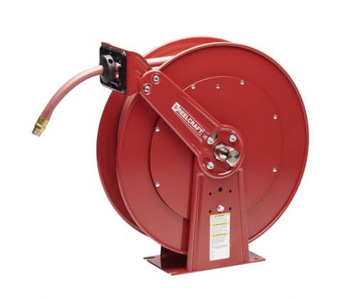 Reelcraft 83050-OLP-HTH 3/4" x 50ft High Operating Temperature Hose Reel w/Hose