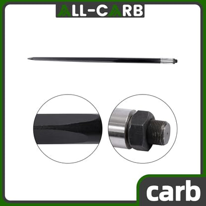 ALL-CARB 49 Square Hay Spike Bale Spear Black Coated Bale Forks