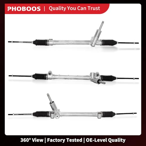 PHOBOOS Manual Steering Rack and Pinion Assembly Compatible with Buick Encore 2013-2022, Encore GX 2020-2023 & Chevrolet Trax 2013-2022, New Unit, Leak Resistance, Direct Fit, Ref. 1G1014 - size: 1G-1014