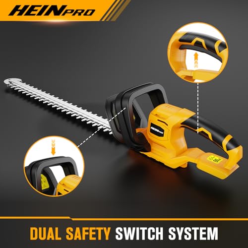 HEINPRO Hedge Trimmer Cordless Compatible with Dewalt 20V MAX Battery - size: 22.01-INCH