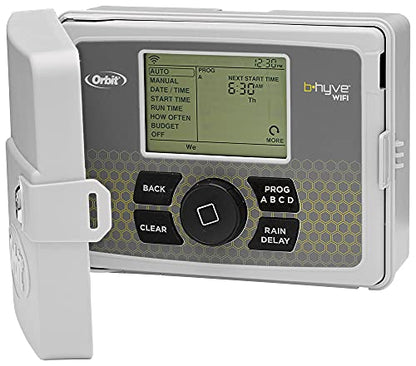 Orbit B-hyve Smart Indoor/Outdoor Sprinkler Controller - 12-Zone - App Controlled Smart Controller with Custom Irrigation Schedules - Weatherproof Multi-Zone Sprinkler System - 57950 - size: 12-Zone