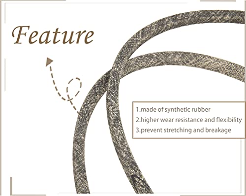 429636 197253 Mower Belt, Lawn Mower 42'' Deck Drive Belt for Craftsman