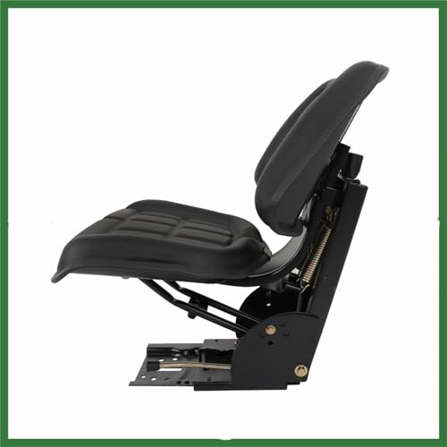 Tractor Shock-Absorbing Seat Black Without Armrests Universal