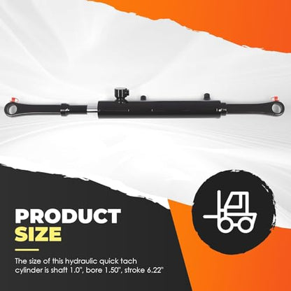 Hydraulic Quick Tach Cylinder Compatible with T650 T740 T750 T770