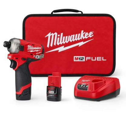 M12™ Fuel™ Surge™ 1/4 in. Hex Hydraulic Driver 2 Battery Kit