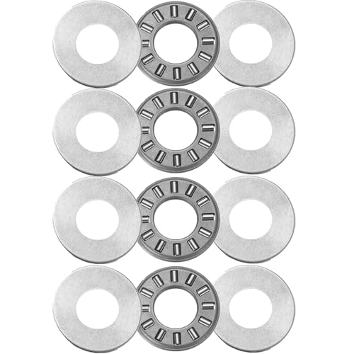 4 Sets NTA613+2TRA, Thrust Needle Roller Bearings, ID 3/8", OD 13/16" - size: NTA613+2TRA