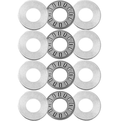 4 Sets NTA613+2TRA, Thrust Needle Roller Bearings, ID 3/8", OD 13/16" - size: NTA613+2TRA