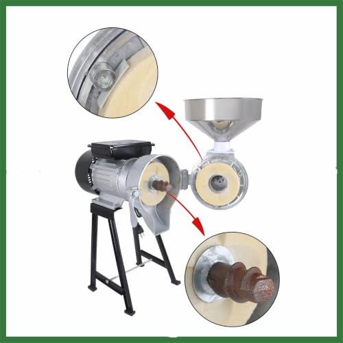 1 Pcs Electric Grain Mill Grinder 1500W 110V Replacement for Corn Flour Wheat Feed