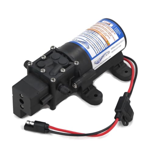 The ROP Shop | Liquid De-Icer, Brine, Chloride Diaphragm Transfer Pump EVERFLO 12 Volt 1.0 GPM