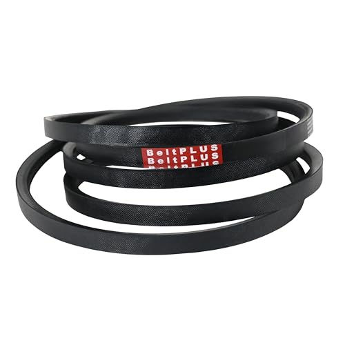 Pack of 10, BELTPLUS C91 V-Belt, Classic Wrapped Rubber Industrial V-Belt for High Power Transmission, Wear & Heat Resistant, Anti-Static 7/8 x 95 Outside Circumference - size: C91