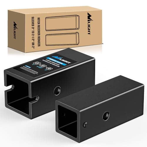 Nilight Trailer Hitch Adapter Reducer Extender Converter Sleeve Set | 3 to 2-1/2 or 2-Inch and 2-1/2" to 2" Receiver Hitches Towing Accessories for RV Truck Bike Rack and Cargo Carriers - color: 3" to 2-1/2" to 2"